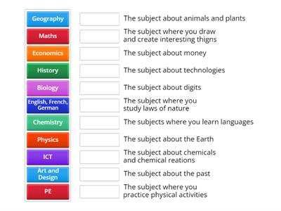 School subjects