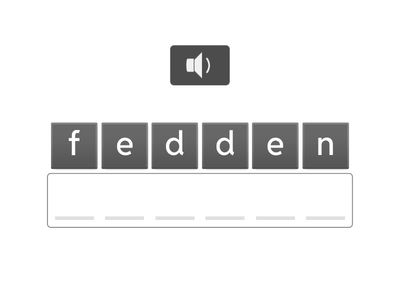 Fundations Level 3 Unit 6 Week 1