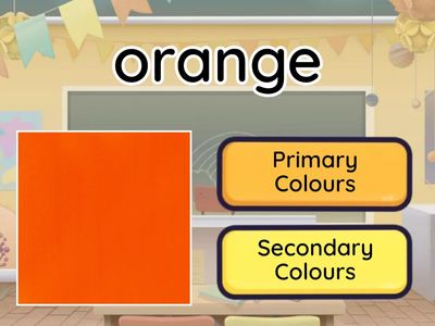 Primary Colours and Secondary Colours