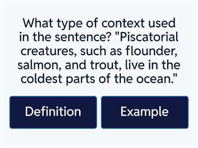 English 4: Context Clues