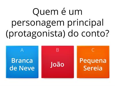 Responda sobre o conto A pequena sereia