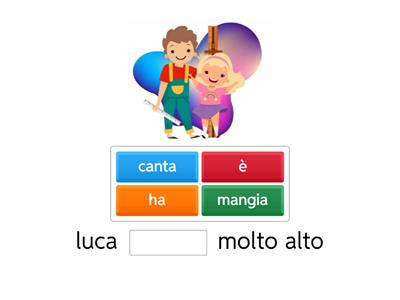 verbi per la seconda elementare