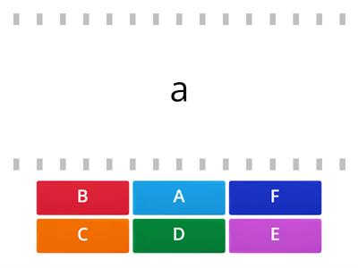 Letters. Revision. Part 1