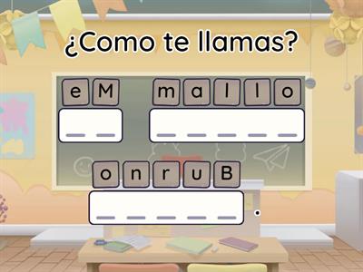 Y5 C2  Speaking game Anagram Practice