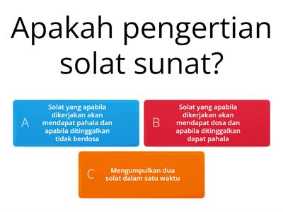 IBADAH TAHUN 5 : SOLAT SUNAT