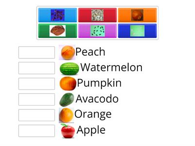 Match the Seed to the Fruit