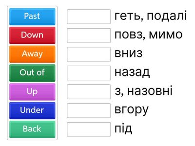 prepositions of movement