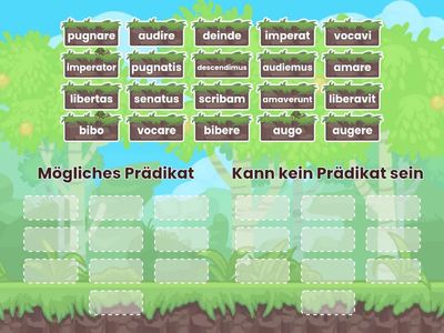 Sortiere in die richtigen Kartons! (Prädikat Easy)