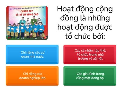 GDCD9 BÀI 3. Tích cực tham gia các hoạt động cộng đồng