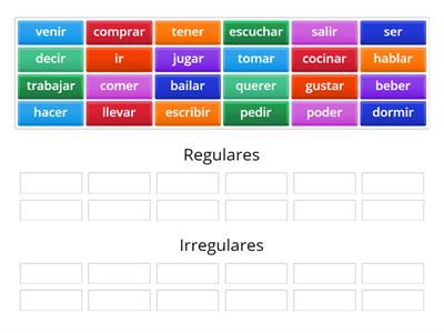 Regular o irregular?