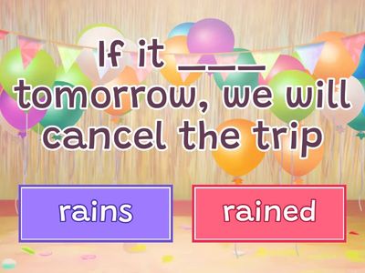 mệnh đề loại 1 và 2