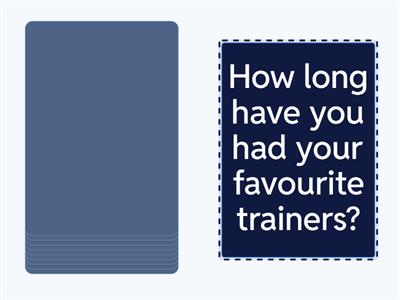 Present Perfect for-since