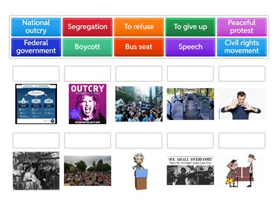 Civil rights movement - vocabulary