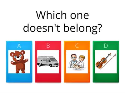 P1 Phonics - Which Doesn't Belong