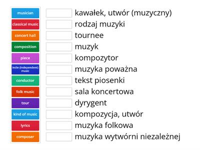 Kultura - muzyka Pearson egzamin 8klasisty