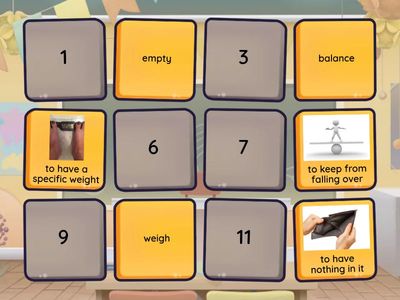 "Up and Down" Vocabulary