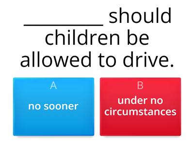 Advanced Inversion Quiz