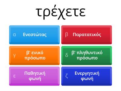 Γραμματική αναγνώριση ρημάτων