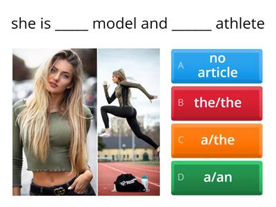 Articles a, an, the