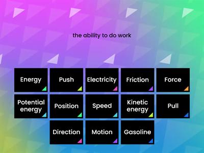 4.1-4.3: Energy, Force & Motion, and How Objects Move