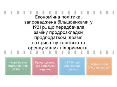 Увідповідніть термін і його визначення