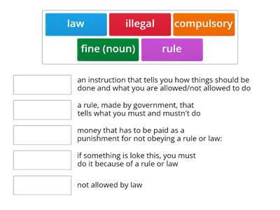 Prepare 4. Unit 5. Crime - Active vocabulary