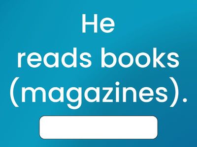 Write the negative form - Present Simple 