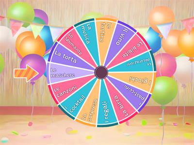 Ti è piaciuta la festa? Si mi è piaciuta molto/No, non mi è piaciuta per niente.