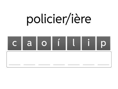 10 Profesiones - ¿cómo se escribe?
