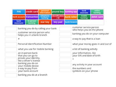 Banking Vocabulary