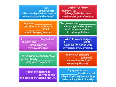 Grammar review Sesión 9 B2