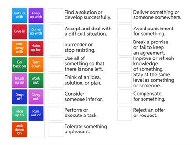C1 - phrasal verbs - conversation