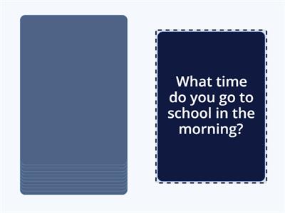 A2 - Speaking (short questions)