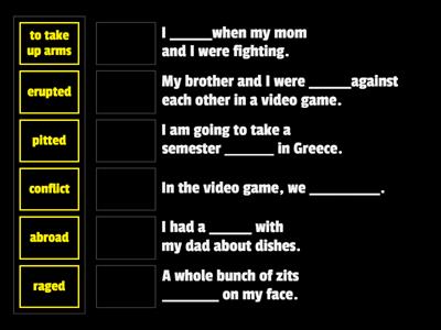 IEW Modern World lesson 4 sentences