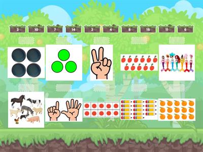 Counting to 15 match up