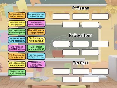 Passiv: Präsens, Präteritum, Perfekt?