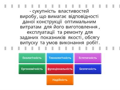 Вимоги до об'єктів проєктування