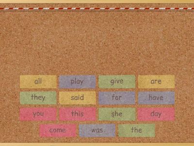 *Camera Words*Find the Match