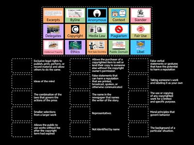 Module 3 Intro to Journalism Vocabulary 