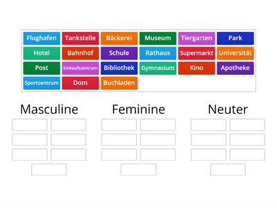 1Y German Gender Sort