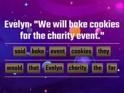 Reported Speech: Will Statements