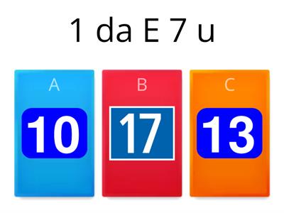 SCOMPONI E COMPONI - CL 1^