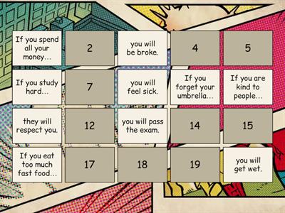 Matching Game- First Conditional