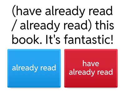 Present Perfect vs. Simple Past Quiz