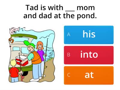 Fishing with Tad DAZE (Consonant Digraph /th/, /sh/, Initial & Final Consonant Blends)