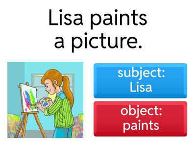 Subject, Verb and Object ( Year 3)