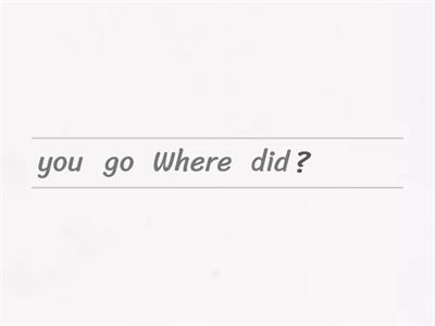 Questions with simple past