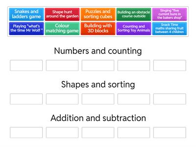 Theme 8 - Maths Sort 