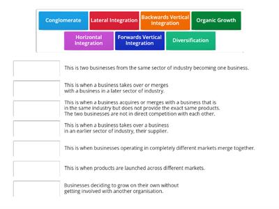 Growth - Higher Business Management