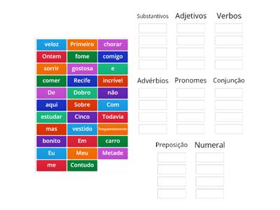 Revisão - Classes de palavras